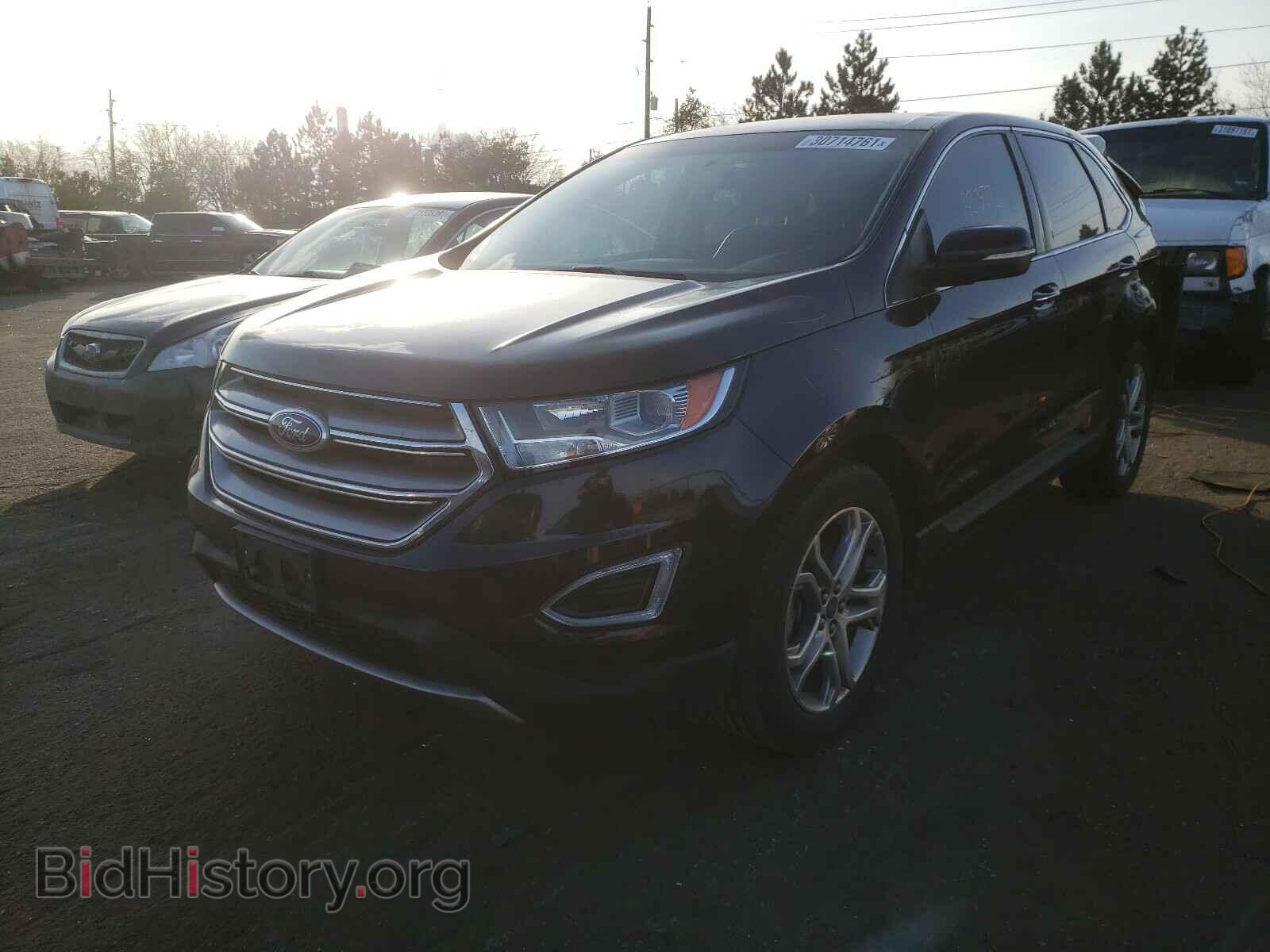 2016 FORD EDGE - VIN: 2FMPK3K96GBB22310 - Фото 2