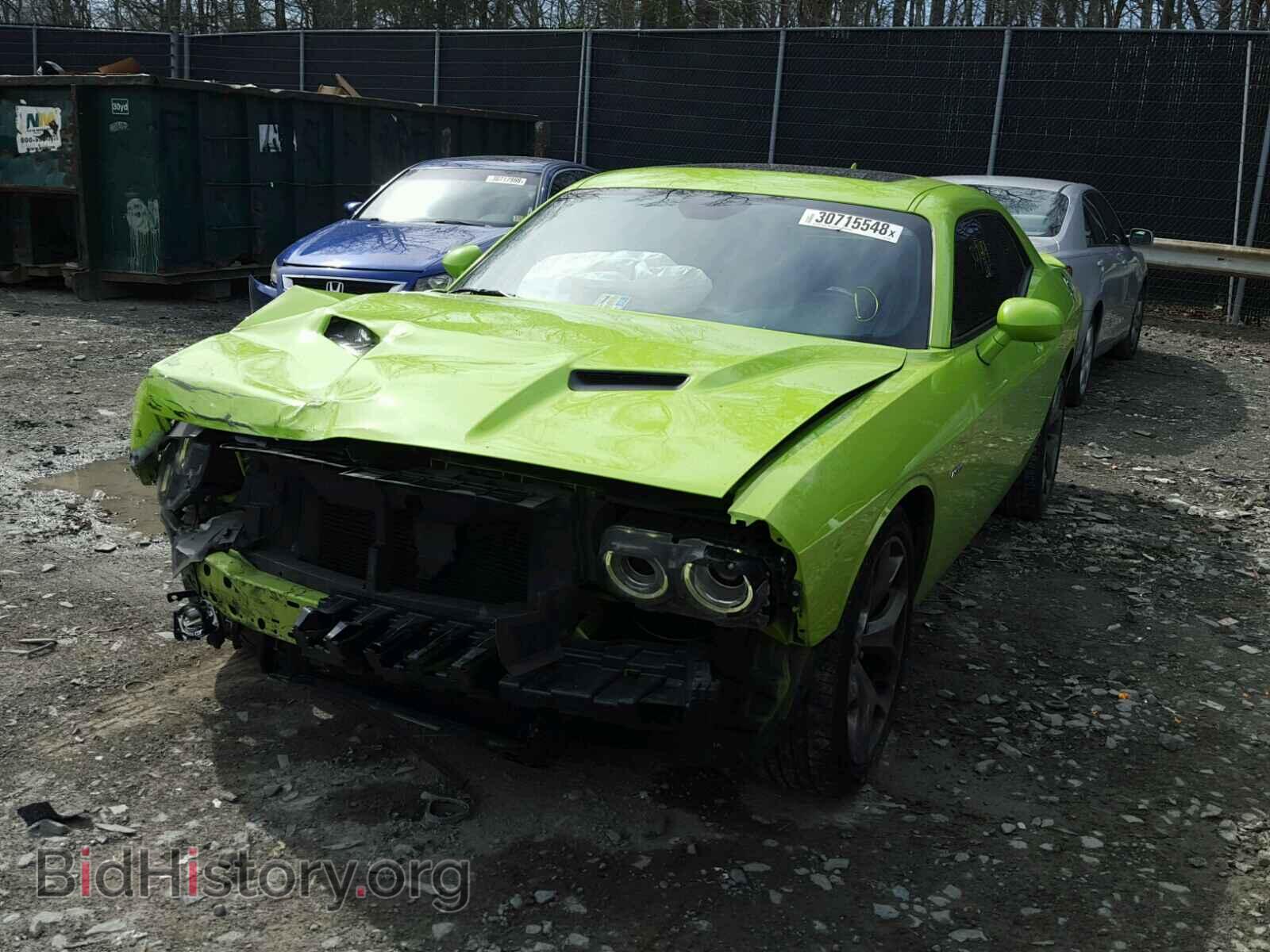 2015 DODGE CHALLENGER - VIN: 2C3CDZAT3FH883485 - Фото 2