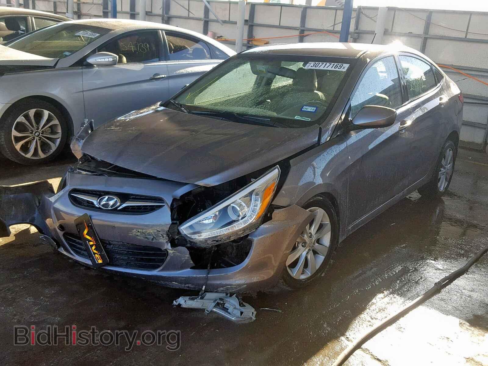 2014 HYUNDAI ACCENT - VIN: KMHCU4AEXEU762508 - Фото 2