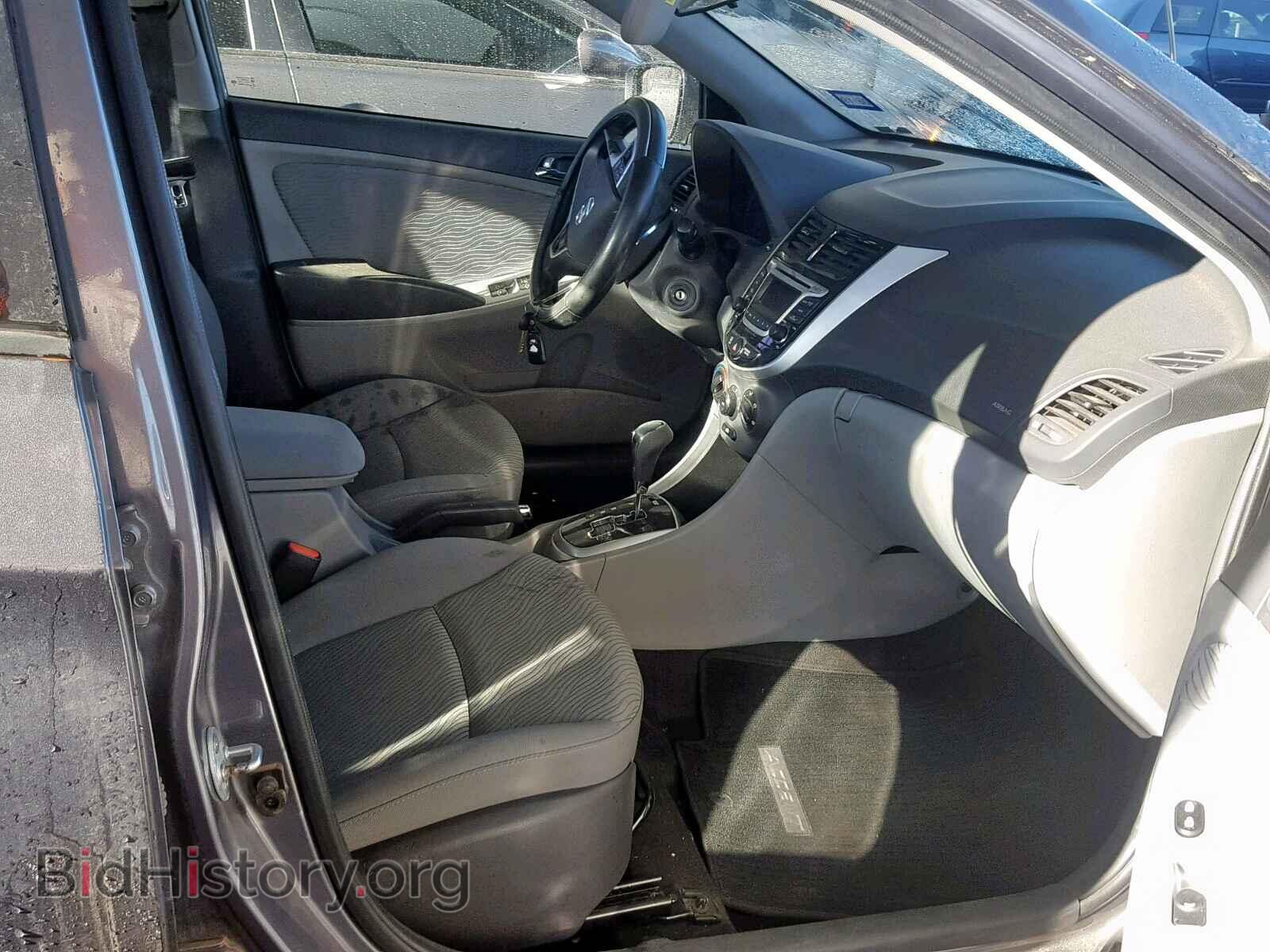 2014 HYUNDAI ACCENT - VIN: KMHCU4AEXEU762508 - Фото 5