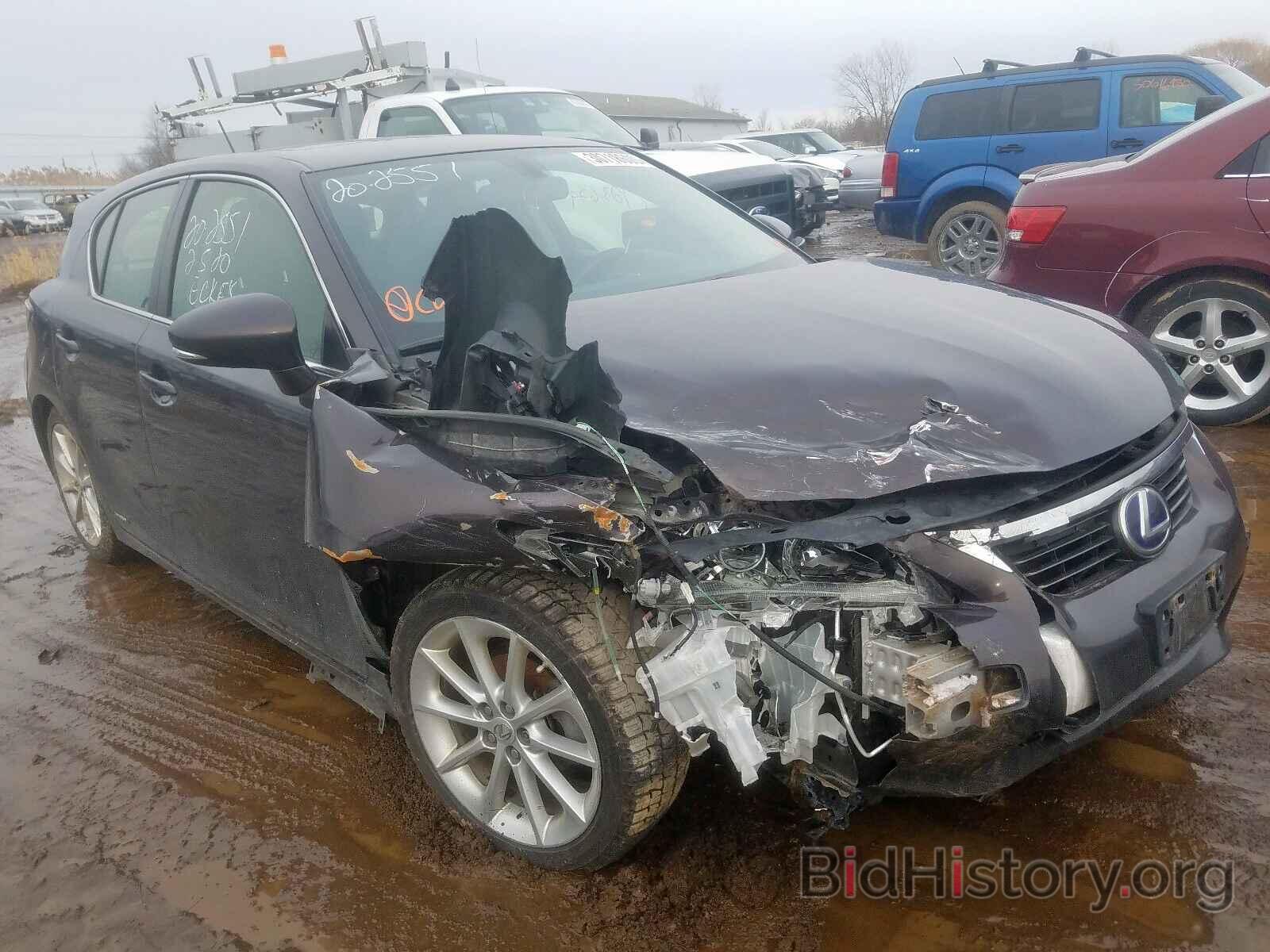 Photo JTHKD5BHXC2104614 - LEXUS CT 200 2012