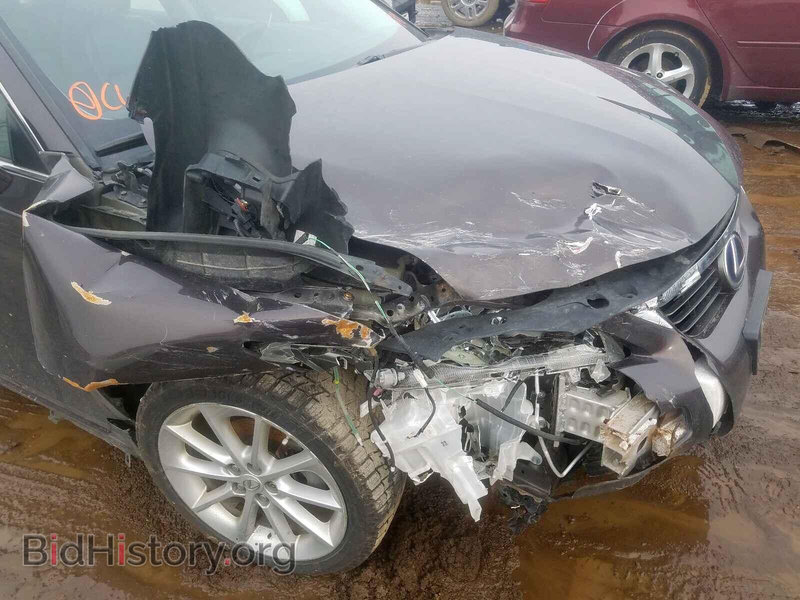 2012 LEXUS CT 200 - VIN: JTHKD5BHXC2104614 - Фото 9