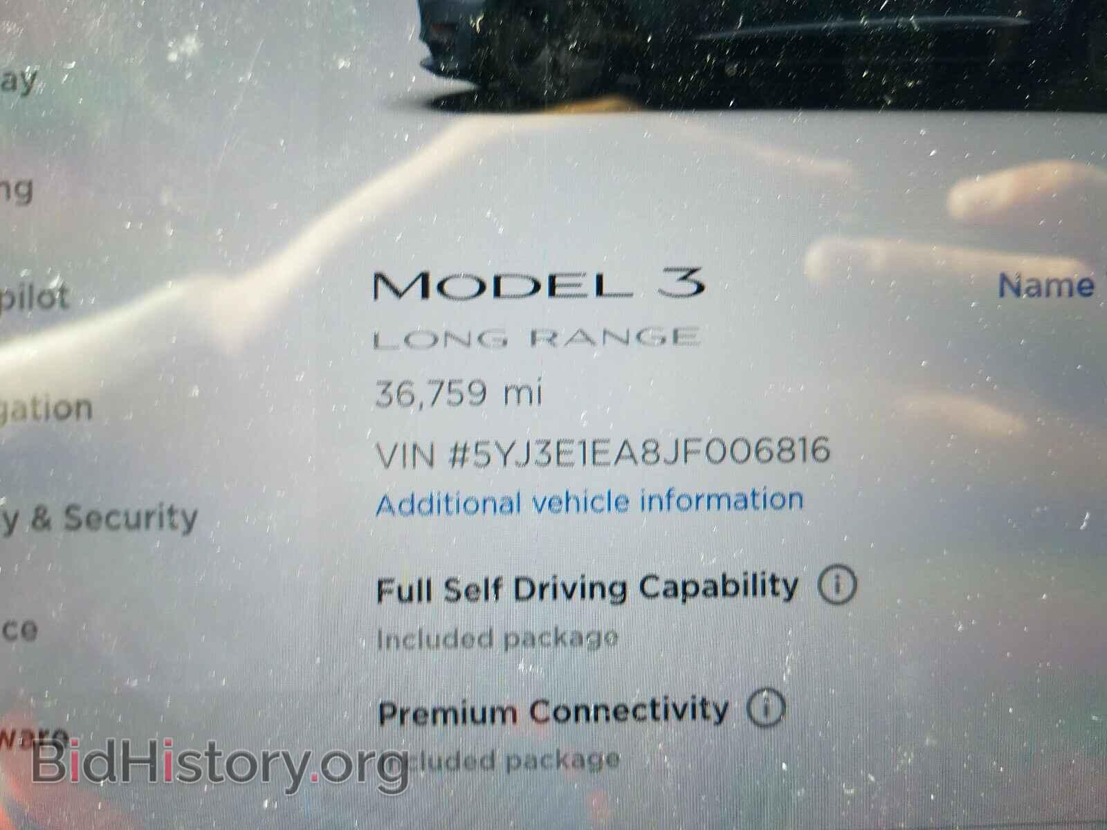 2018 TESLA MODEL 3 - VIN: 5YJ3E1EA8JF006816 - Photo 8