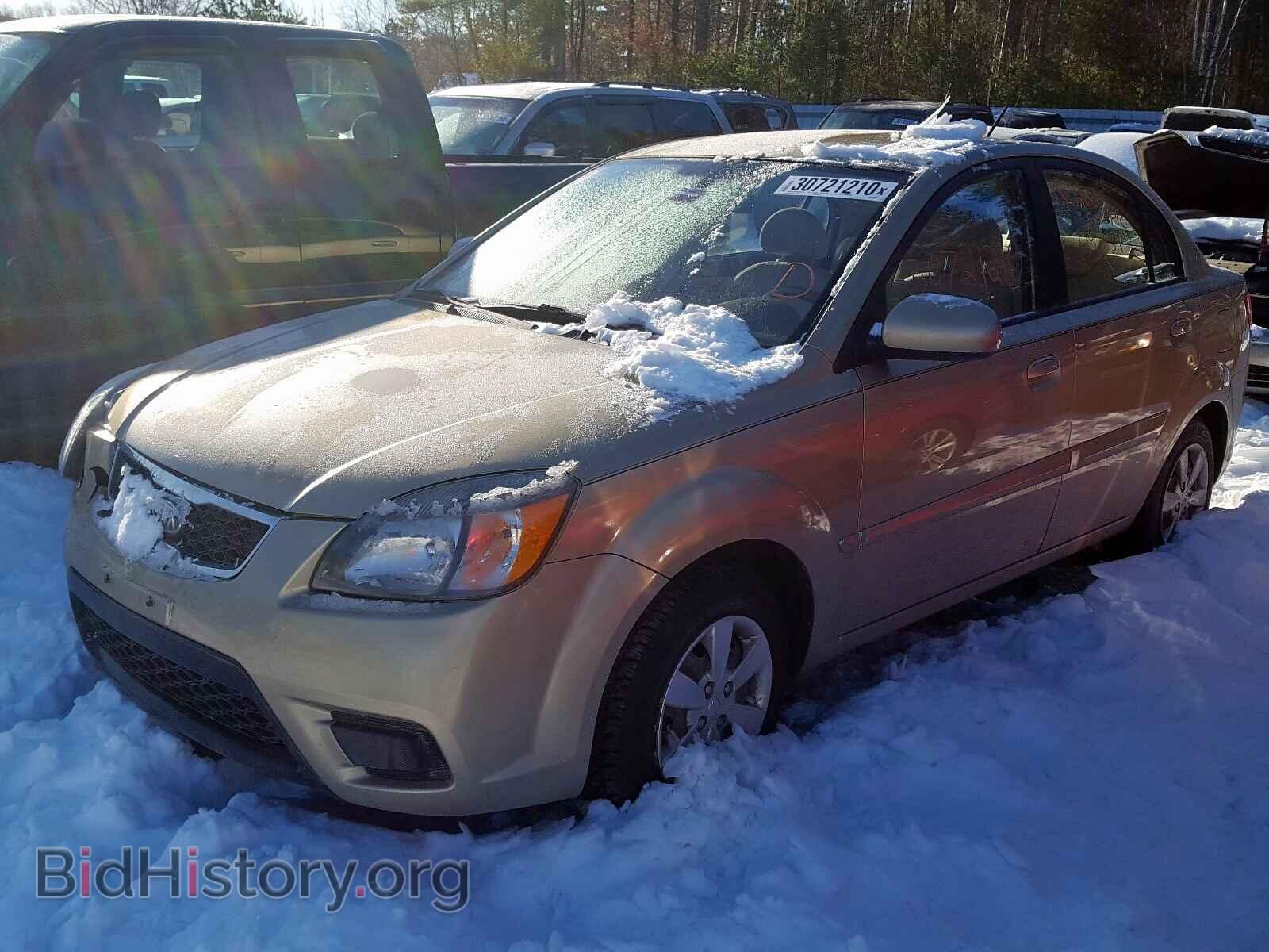 2011 KIA RIO BASE - VIN: KNADH4A32B6952926 - Фото 2