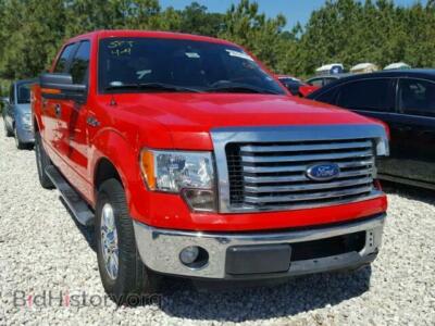 2012 Ford F150 F150 Super, красный — VIN 1FTEW1CM8CKD37808, Copart