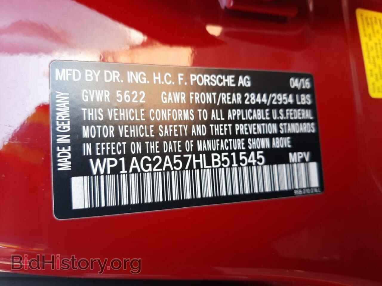 2017 PORSCHE MACAN - VIN: WP1AG2A57HLB51545 - Photo 10