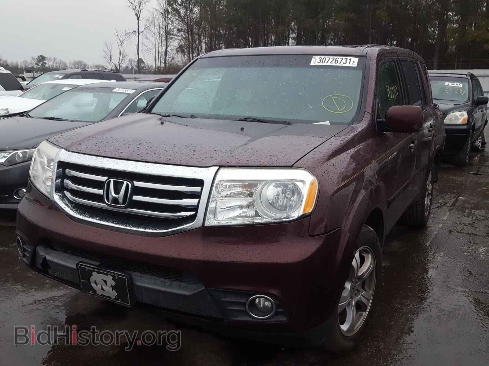 2013 HONDA PILOT - VIN: 5FNYF3H56DB037614 - Фото 2
