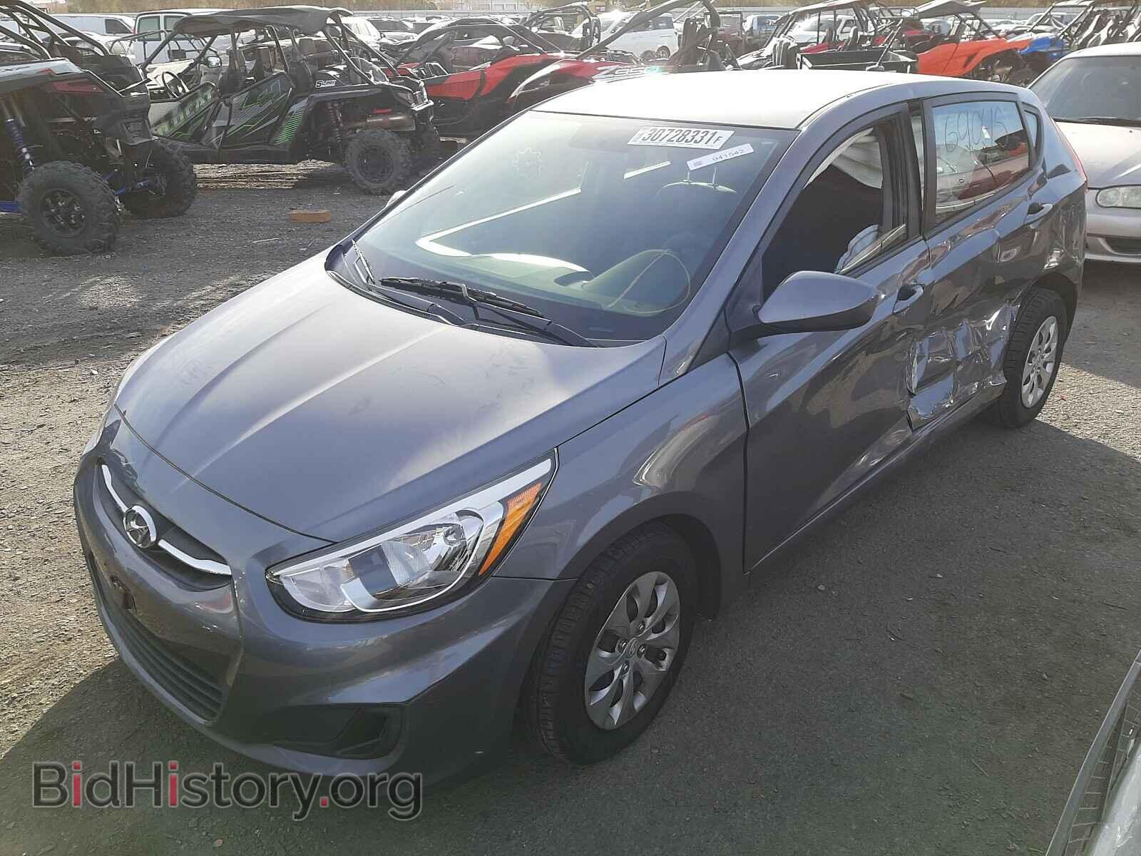 2016 HYUNDAI ACCENT - VIN: KMHCT5AE3GU280412 - Фото 2