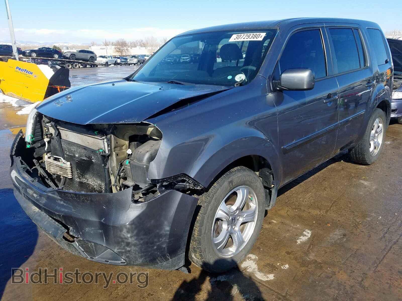 2013 HONDA PILOT EX - VIN: 5FNYF4H4XDB028105 - Фото 2