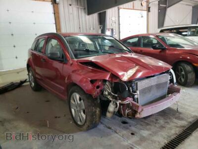2007 Dodge CALIBER Caliber SX, red — VIN 1B3HB48B07D248327, Copart