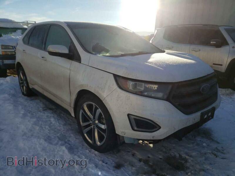 2015 Ford EDGE Edge Sport (VIN 2FMTK4APXFBC42467) — фото 1 из 10, Copart, повреждение: передняя часть