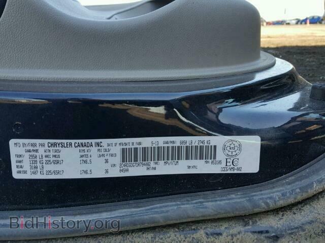 2013 DODGE CARAVAN - VIN: 2C4RDGDG7DR794082 - Фото 10