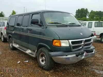 2001 Dodge RAM VAN RAM Van B1, зеленый — VIN 2B6HB11Y41K523906, Copart