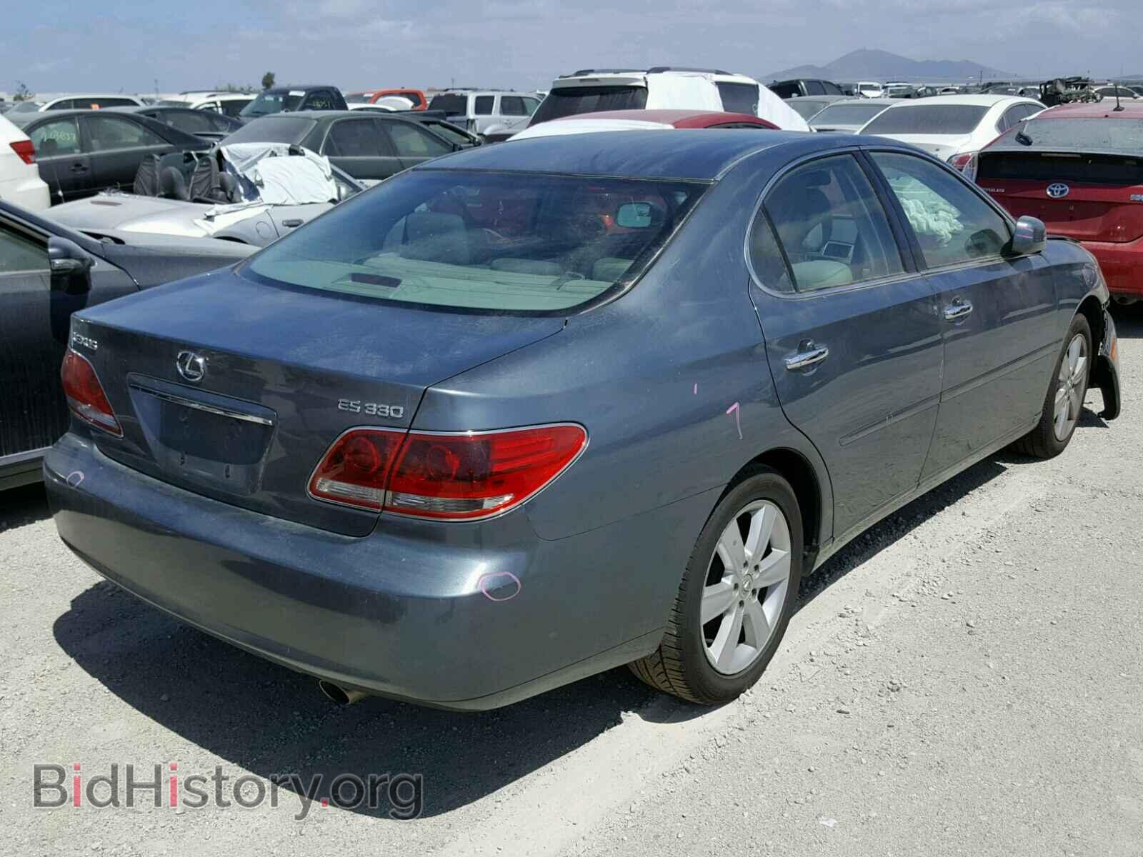 2005 LEXUS ES330 - VIN: JTHBA30G155132276 - Фото 4