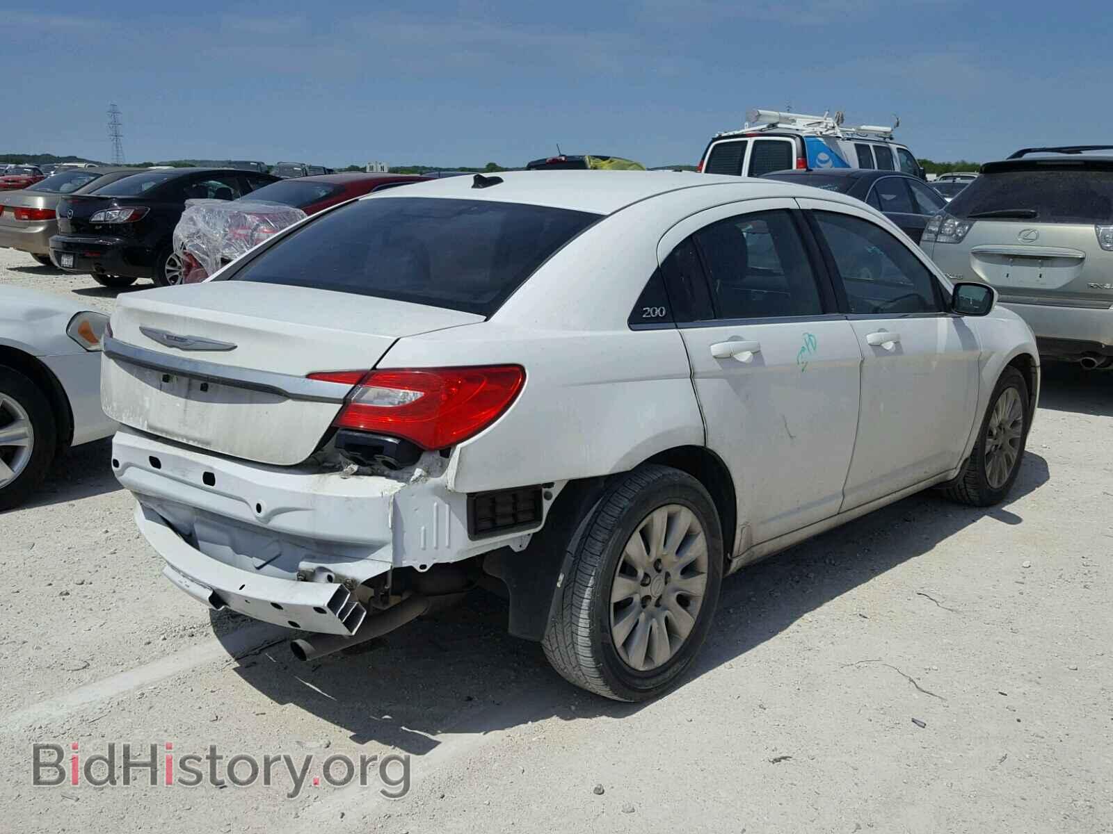 2014 CHRYSLER 200 - VIN: 1C3CCBAB1EN195086 - Фото 4