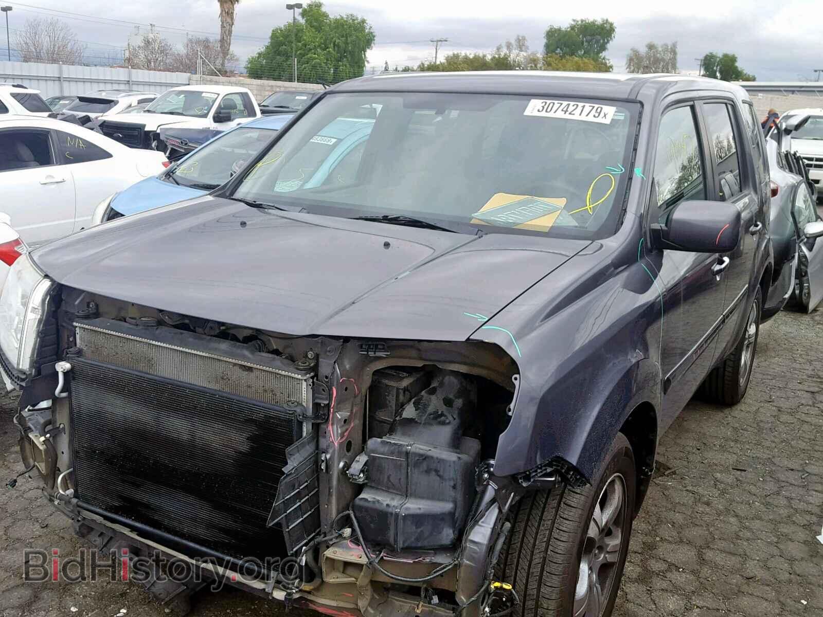 2014 HONDA PILOT EX - VIN: 5FNYF3H42EB005154 - Фото 2