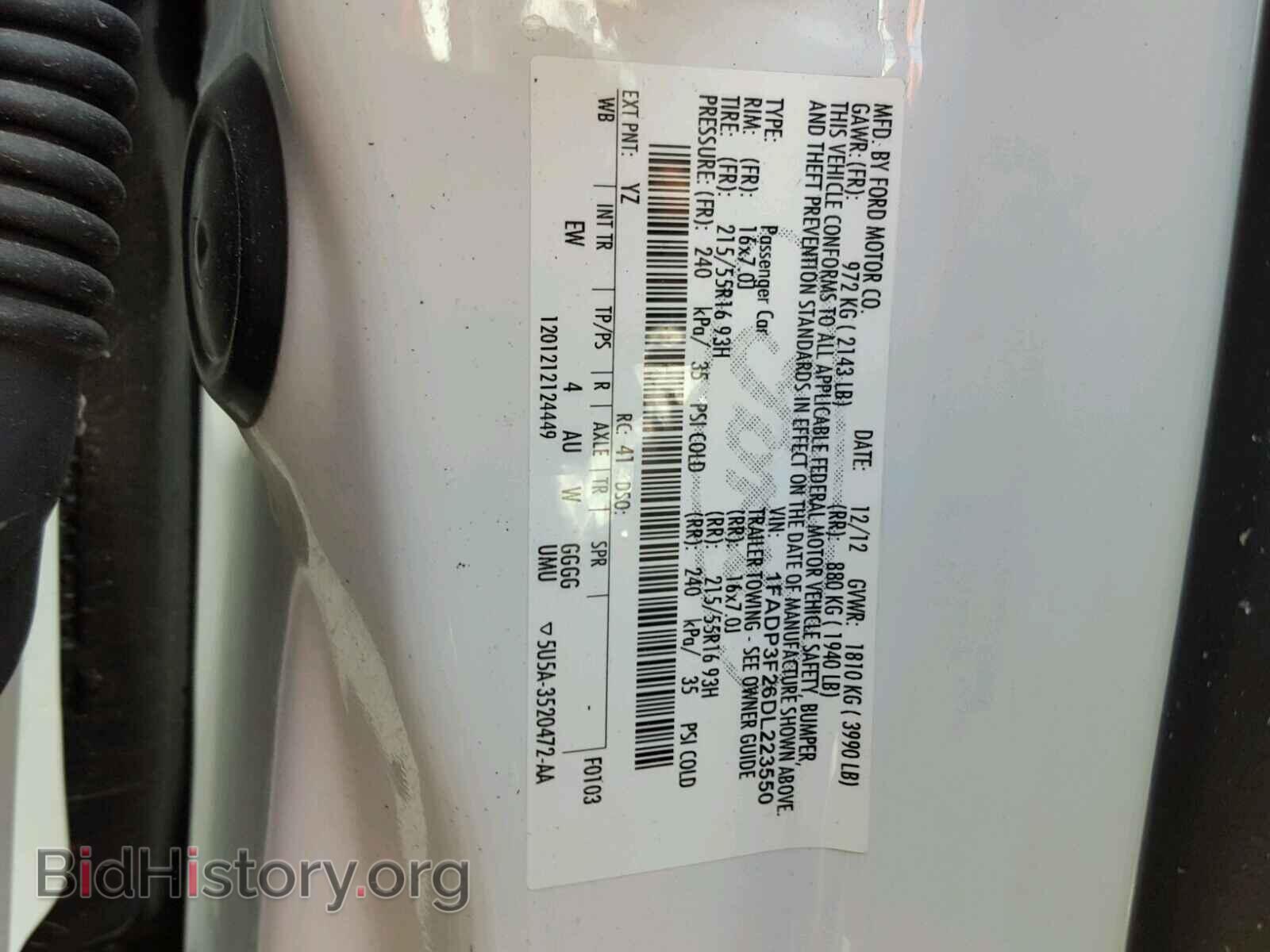 2013 FORD FOCUS - VIN: 1FADP3F26DL223550 - Photo 10