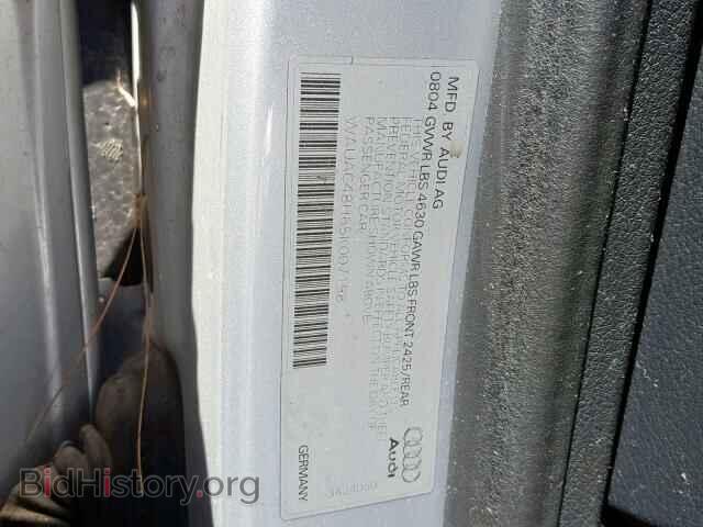 2005 AUDI A4 - VIN: WAUAC48H65K007198 - Фото 10