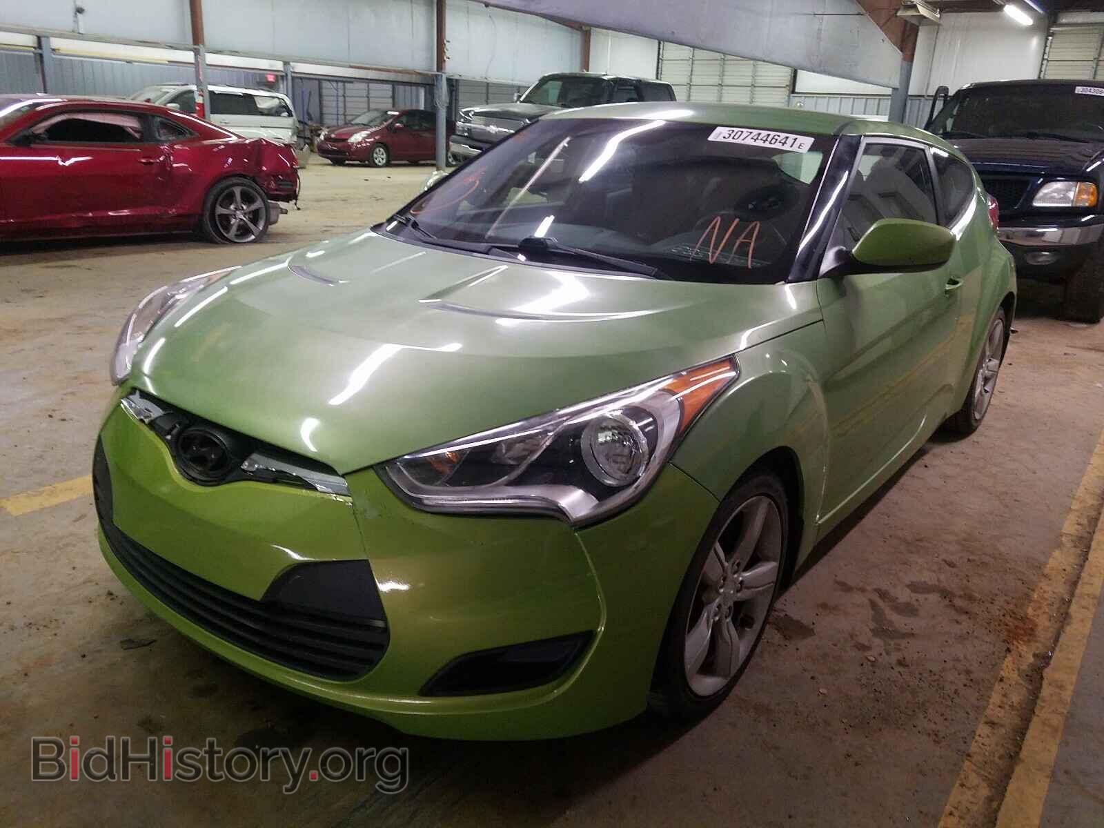 2012 HYUNDAI VELOSTER - VIN: KMHTC6AD2CU070357 - Фото 2
