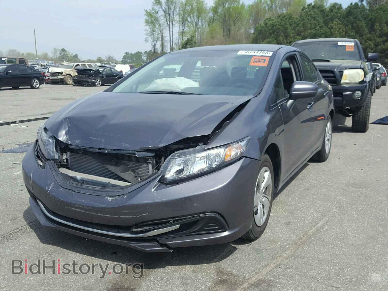 2014 HONDA CIVIC - VIN: 2HGFB2E55EH552537 - Фото 2