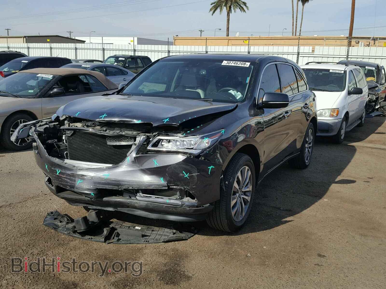 2015 ACURA MDX - VIN: 5FRYD3H42FB001370 - Фото 2