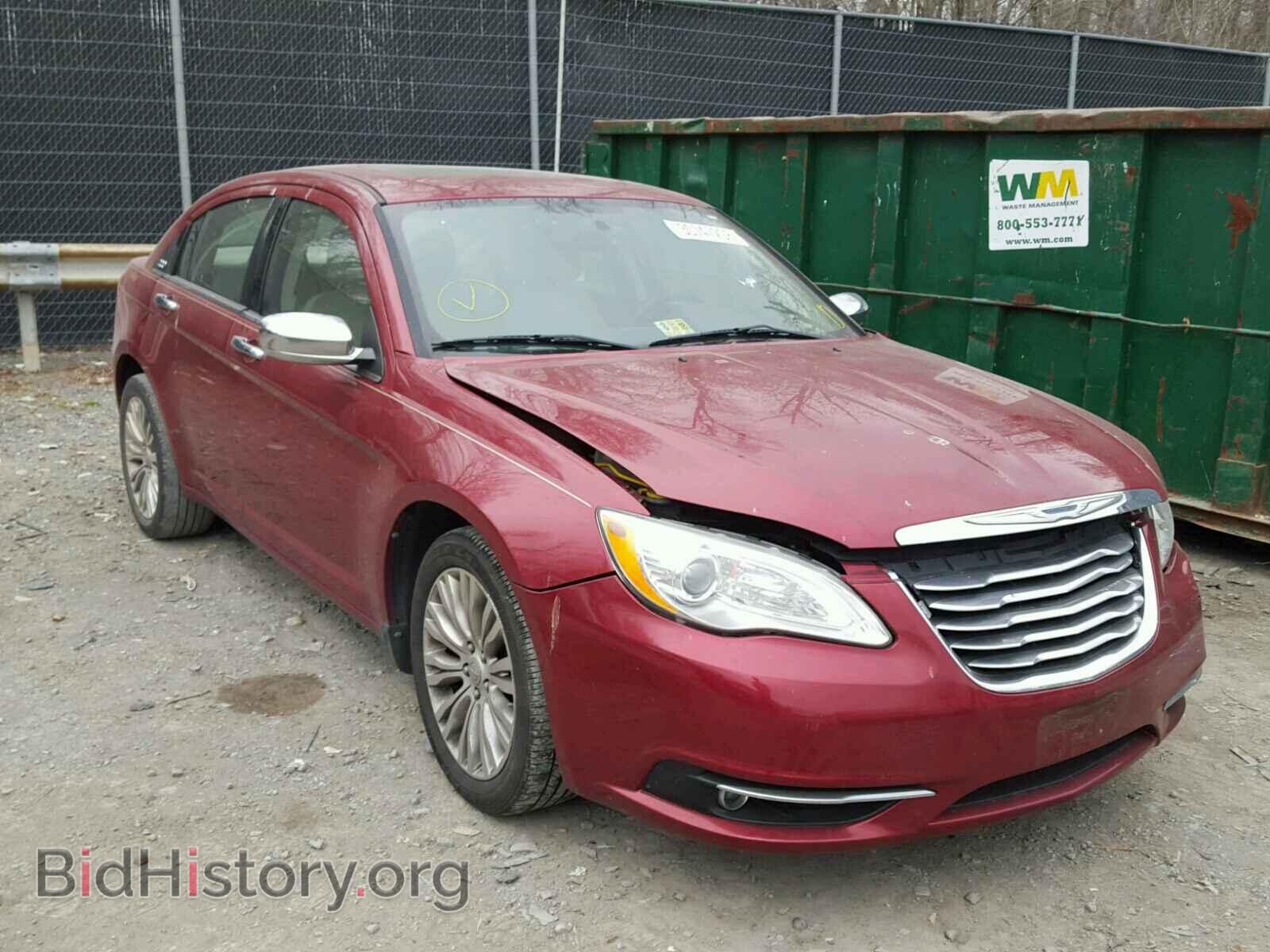 Фотография 1C3CCBCB1CN143516 - CHRYSLER 200 2012