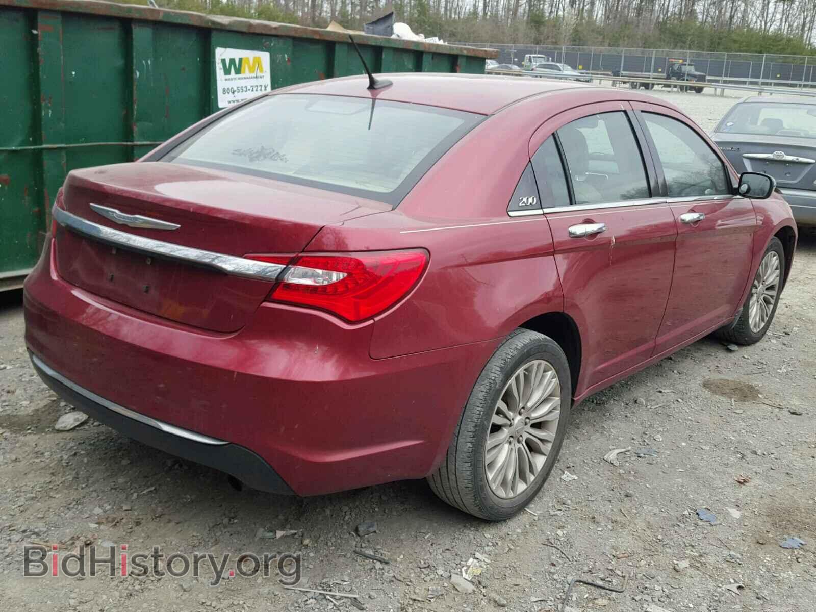 2012 CHRYSLER 200 - VIN: 1C3CCBCB1CN143516 - Фото 4