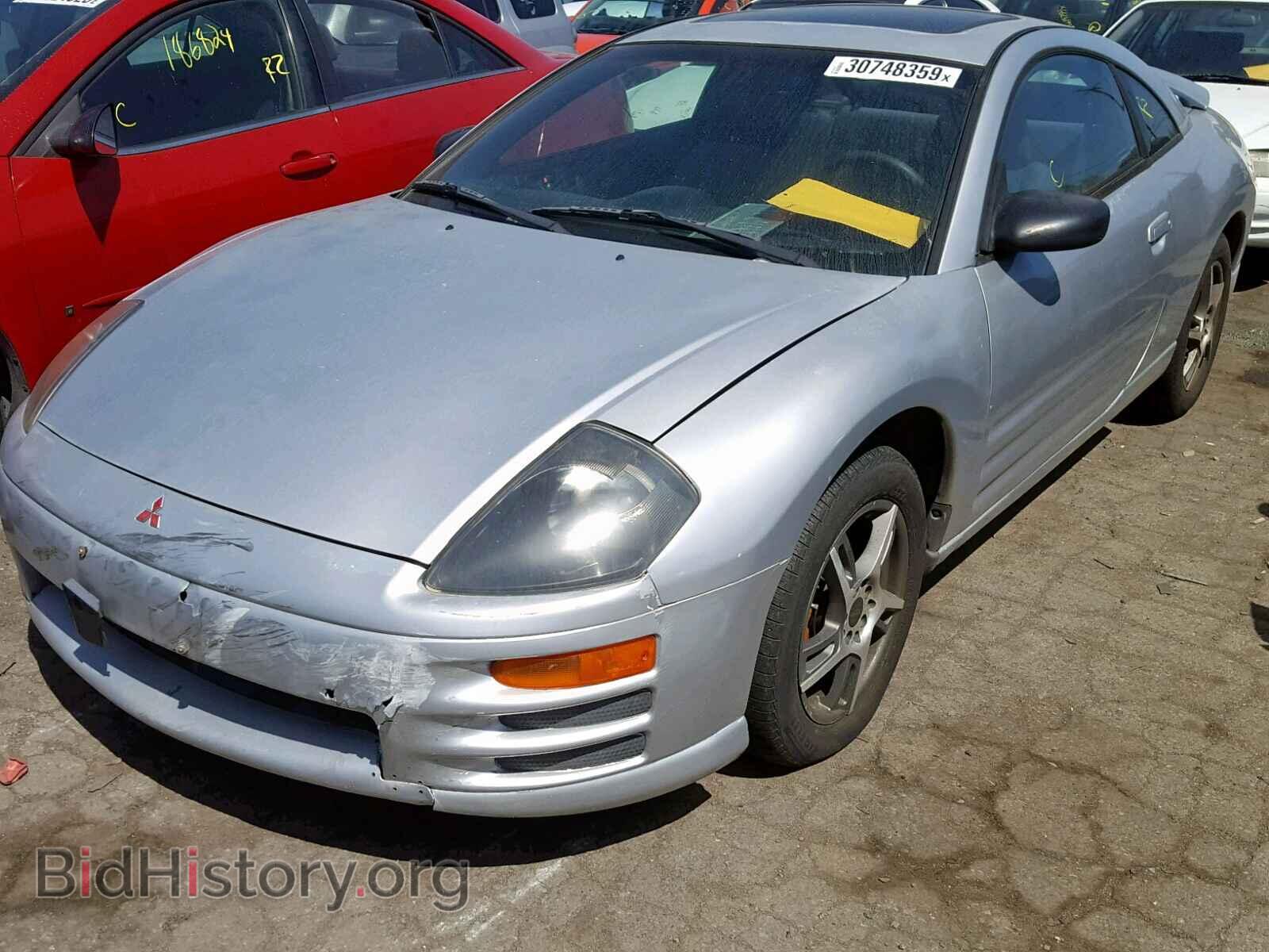 2001 MITSUBISHI ECLIPSE - VIN: 4A3AC44G21E041760 - Фото 2