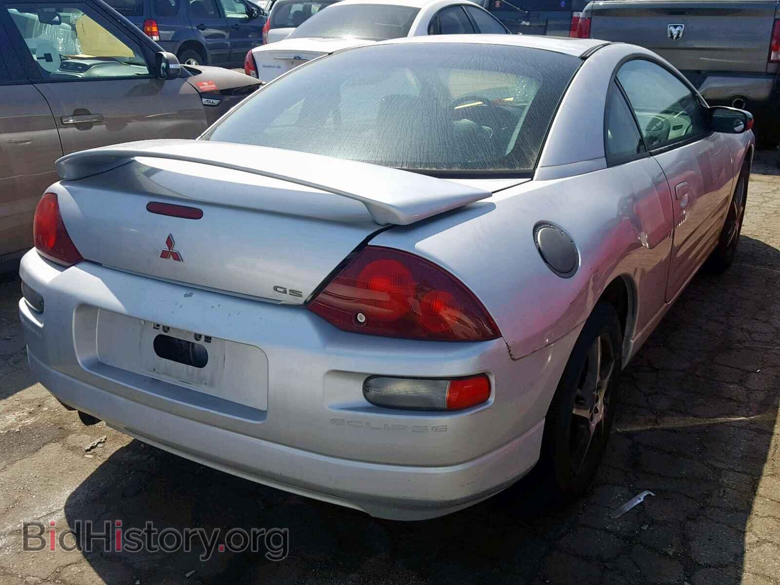 2001 MITSUBISHI ECLIPSE - VIN: 4A3AC44G21E041760 - Фото 4