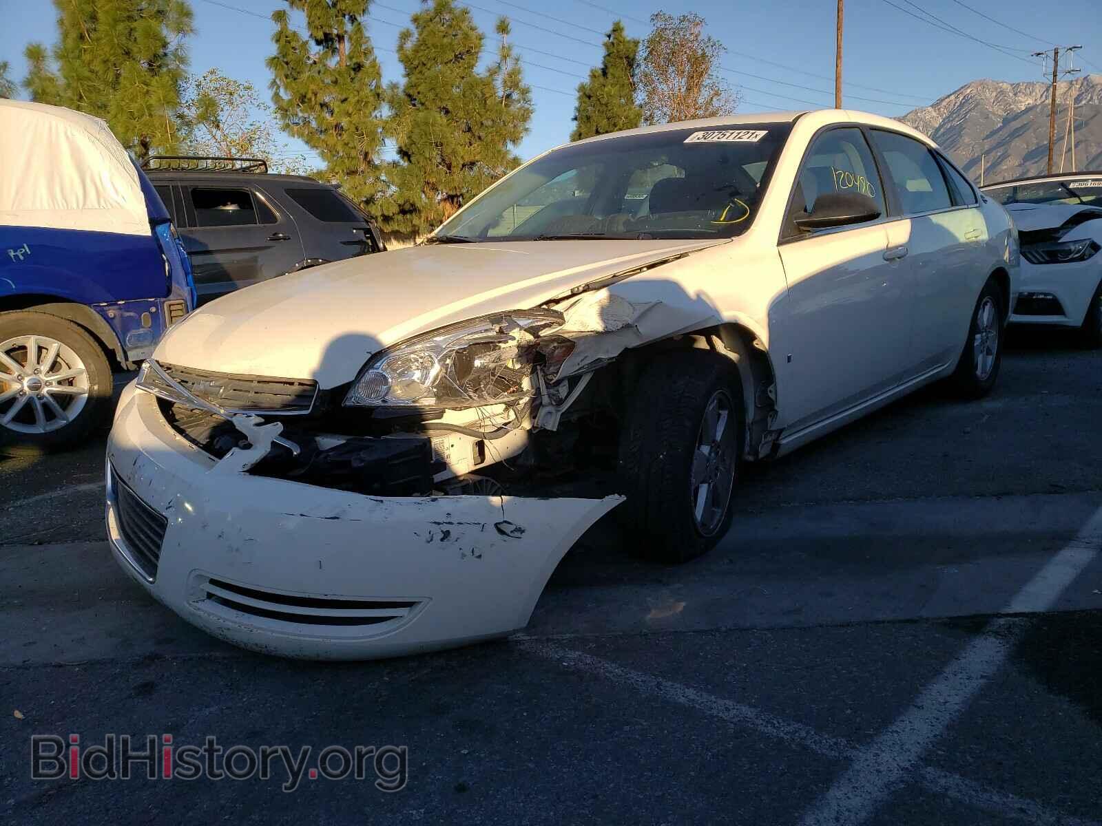 2008 CHEVROLET IMPALA - VIN: 2G1WT55N581310060 - Фото 2