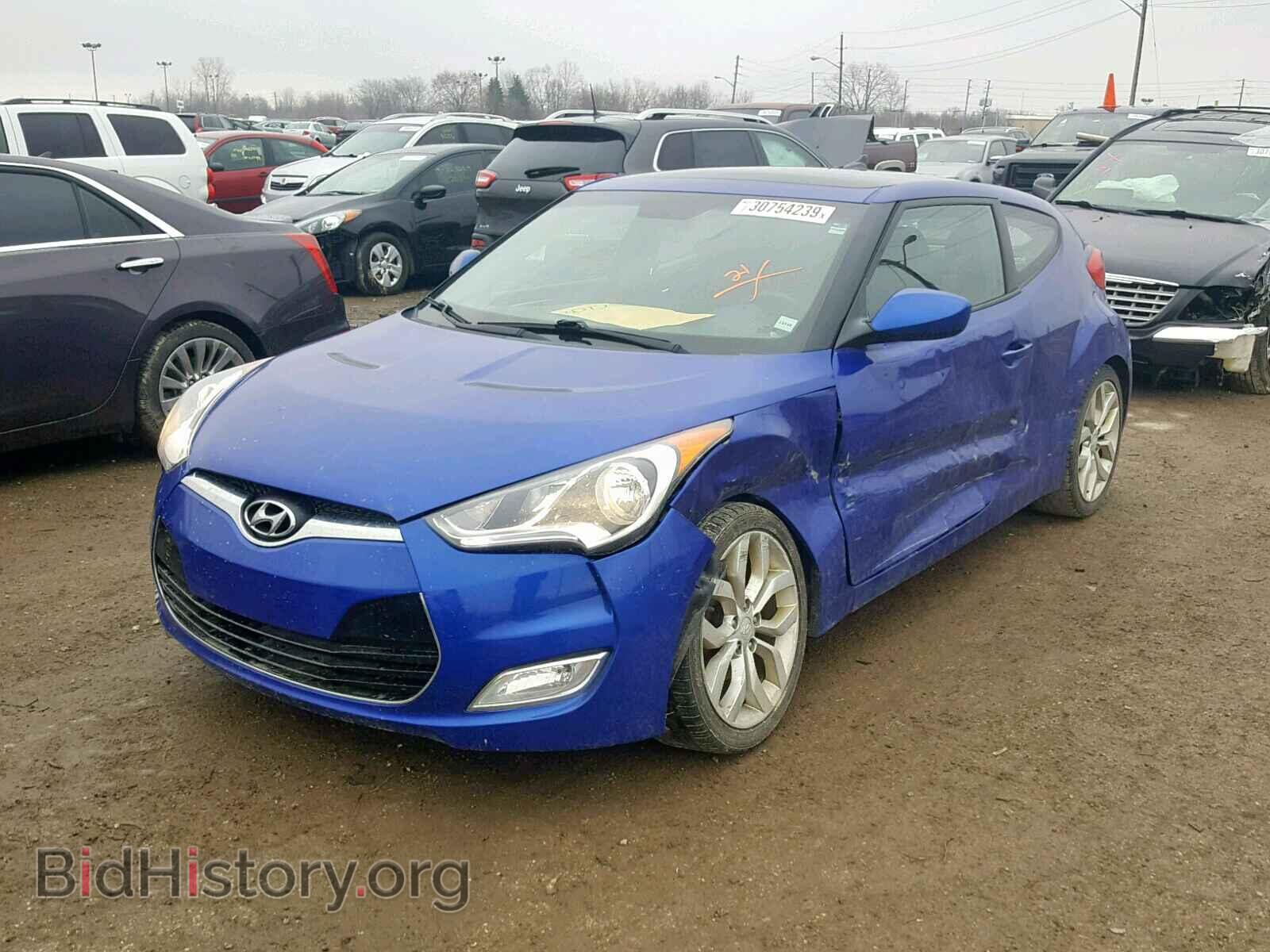 2012 HYUNDAI VELOSTER - VIN: KMHTC6AD7CU073593 - Фото 2