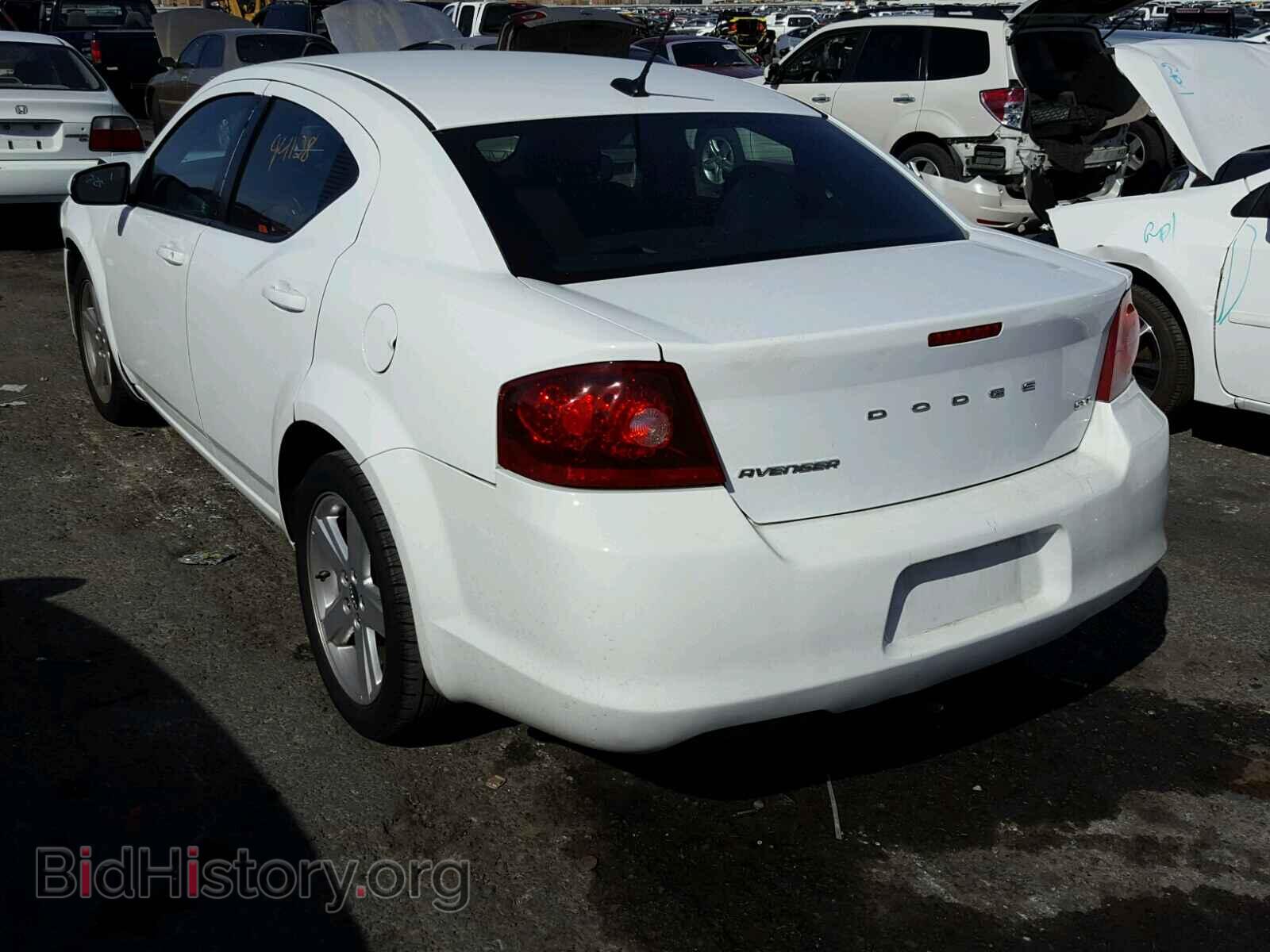 2013 DODGE AVENGER - VIN: 1C3CDZCBXDN707137 - Фото 3