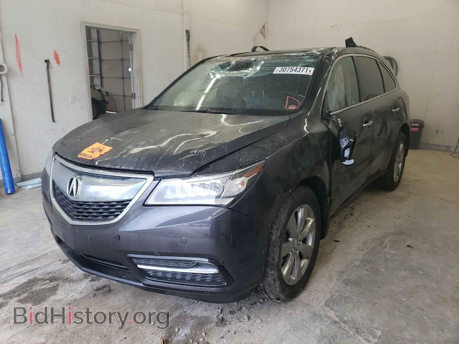 2014 ACURA MDX - VIN: 5FRYD3H85EB018570 - Фото 2