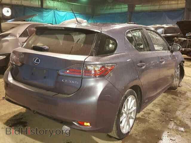 2012 LEXUS CT 200 - VIN: JTHKD5BH6C2109387 - Фото 4