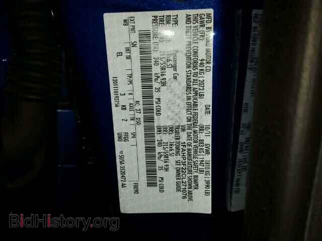 2012 FORD FOCUS - VIN: 1FAHP3F22CL271076 - Photo 10