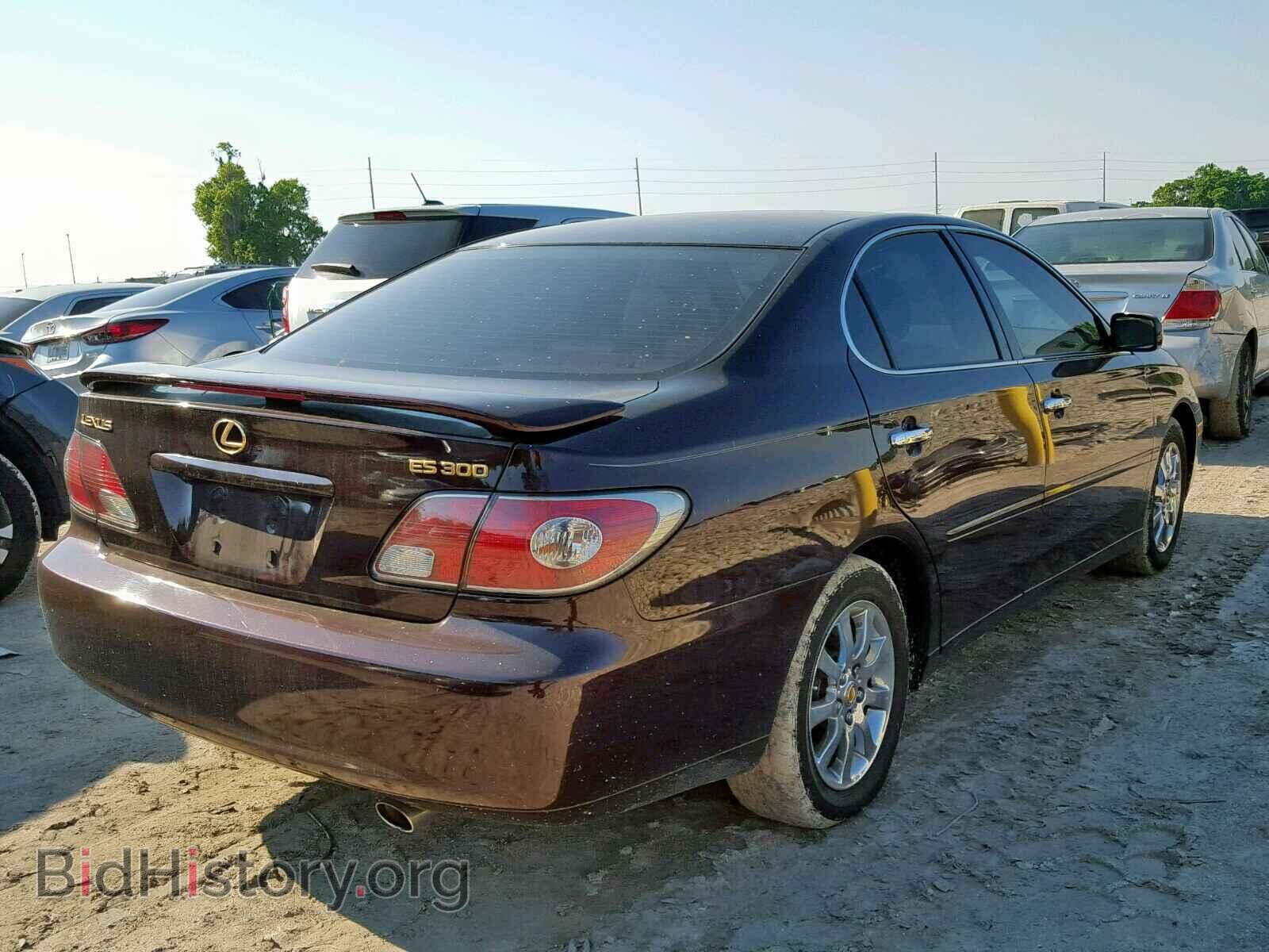 2003 LEXUS ES300 - VIN: JTHBF30G930090189 - Фото 4