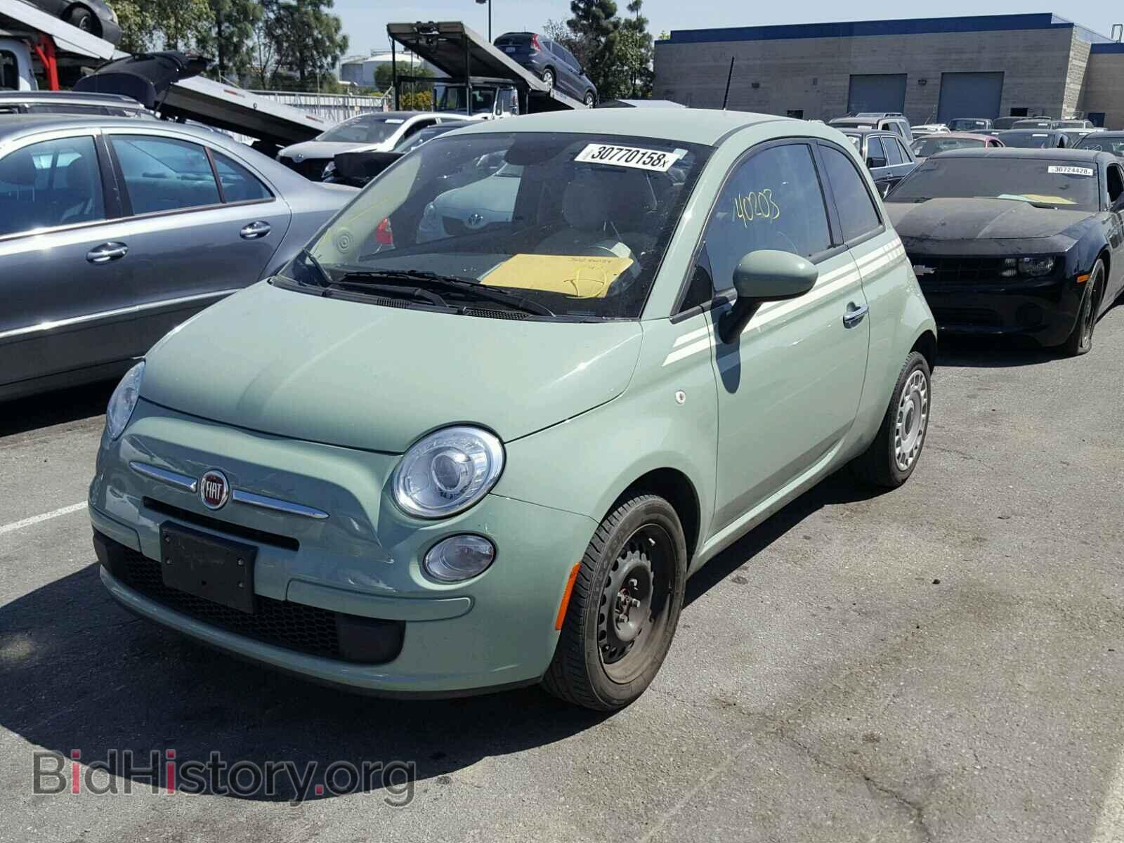 2015 FIAT 500 - VIN: 3C3CFFARXFT500968 - Фото 2