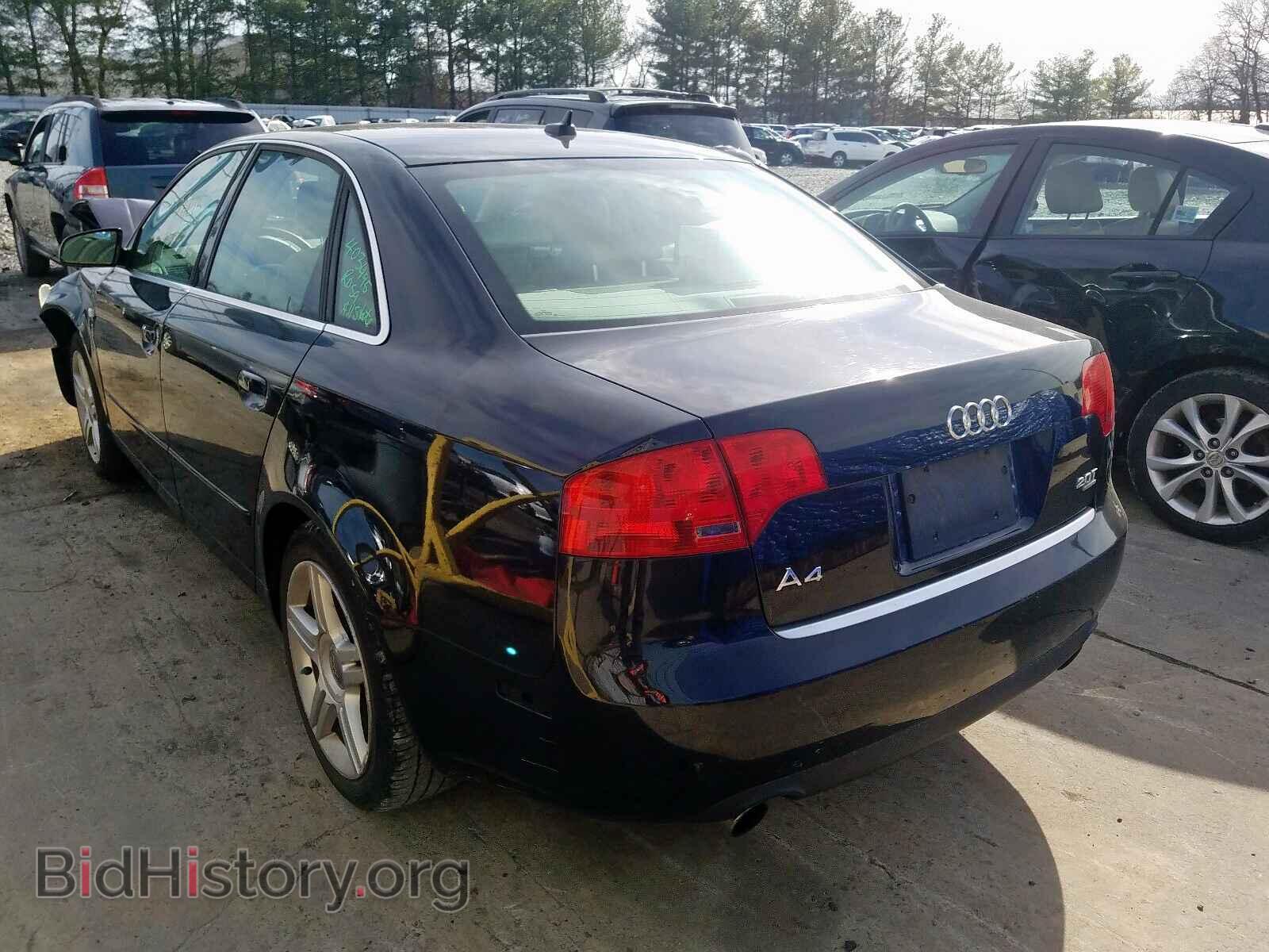 2007 AUDI A4 - VIN: WAUDF78E67A142184 - Фото 3