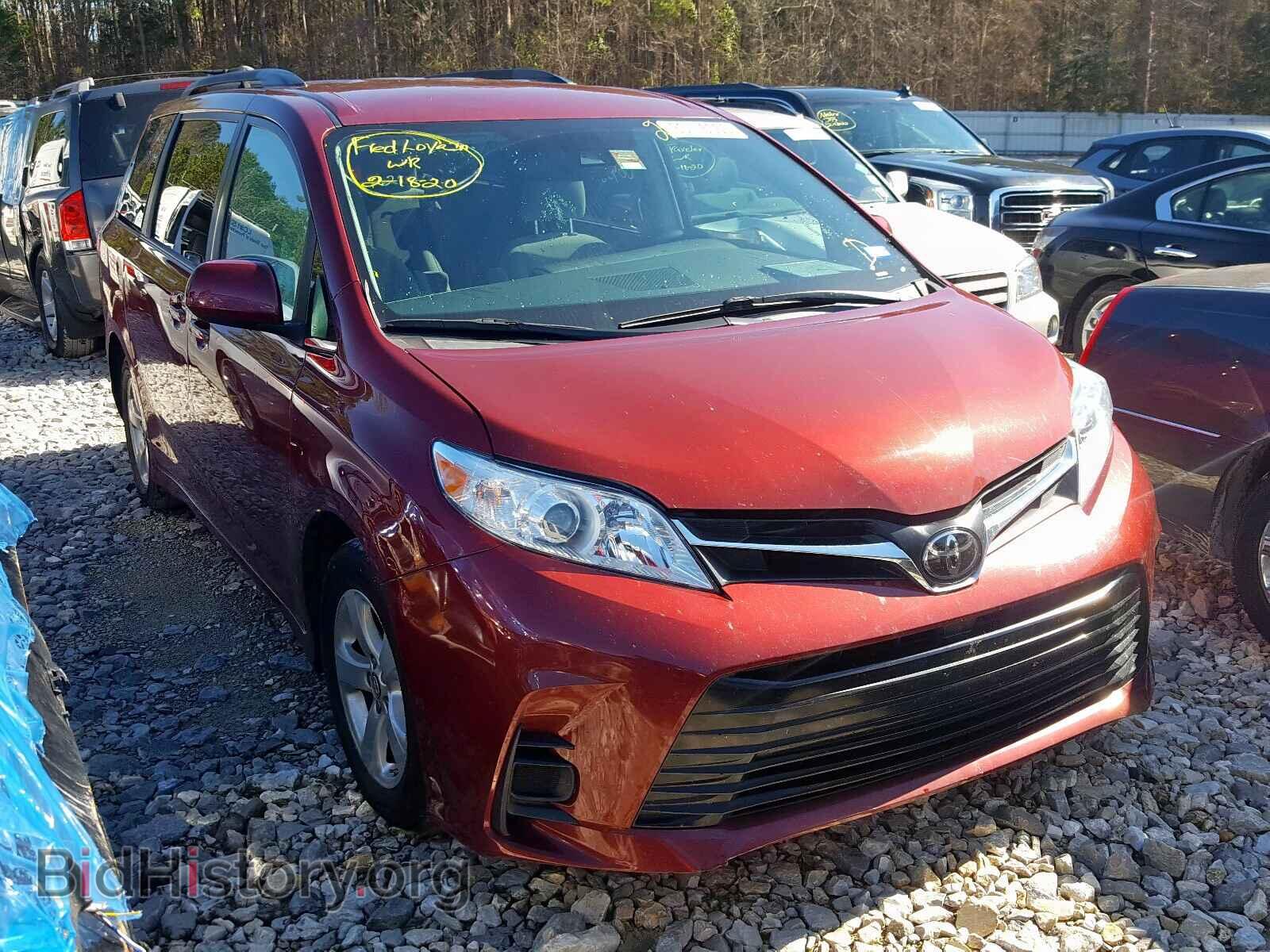 Photo 5TDKZ3DC7JS906908 - TOYOTA SIENNA 2018