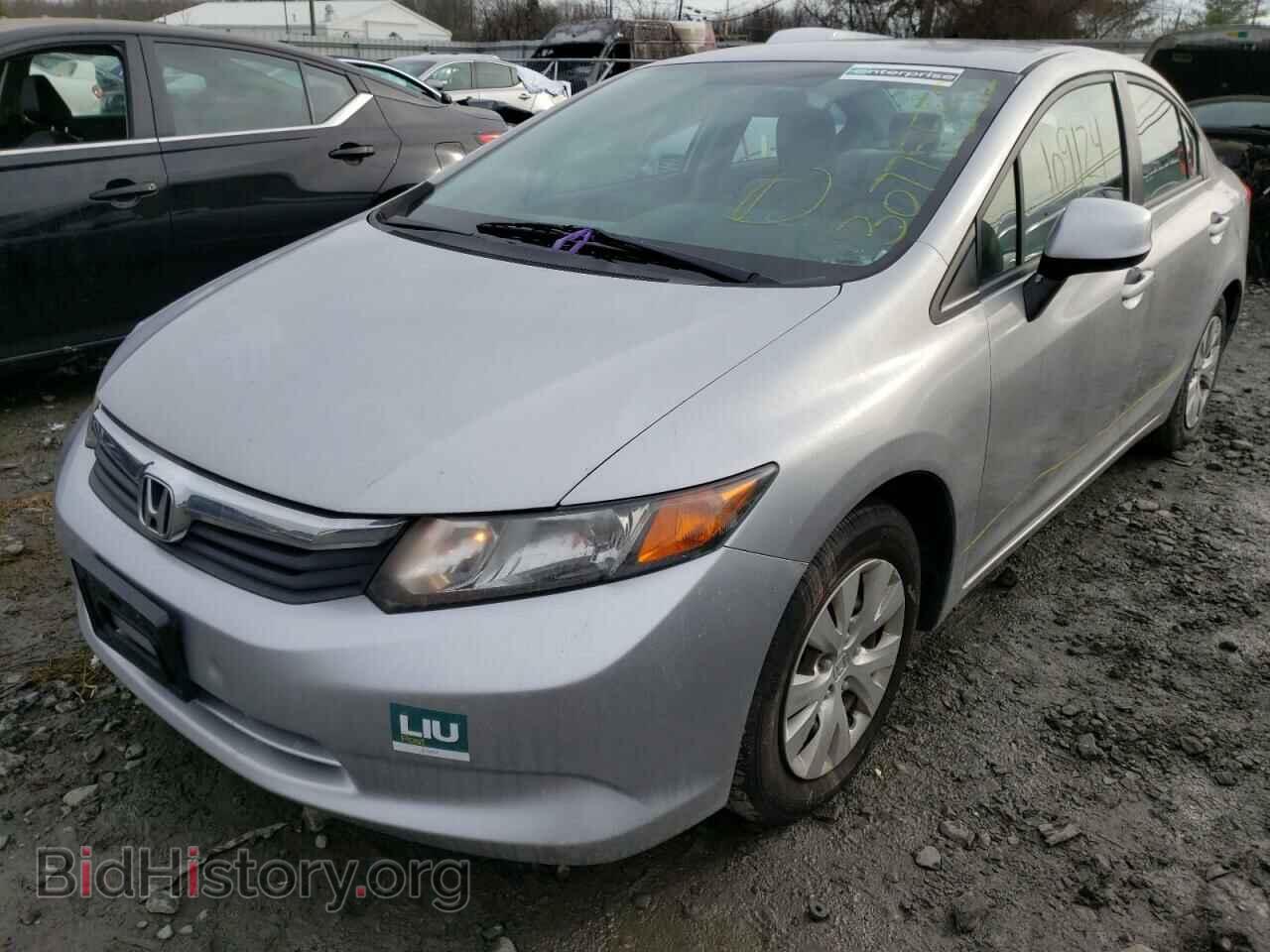 2012 HONDA CIVIC - VIN: 2HGFB2F55CH577689 - Фото 2