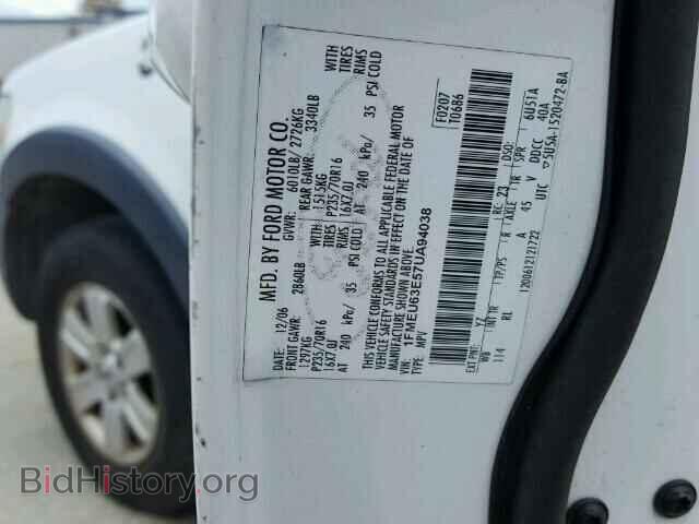 2007 FORD EXPLORER - VIN: 1FMEU63E57UA94038 - Photo 10