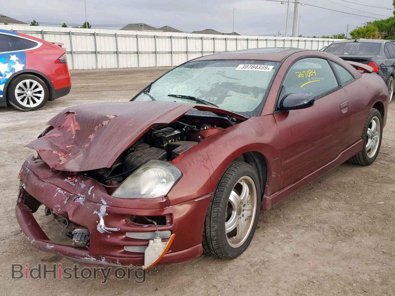 2000 MITSUBISHI ECLIPSE - VIN: 4A3AC54L5YE125052 - Фото 2