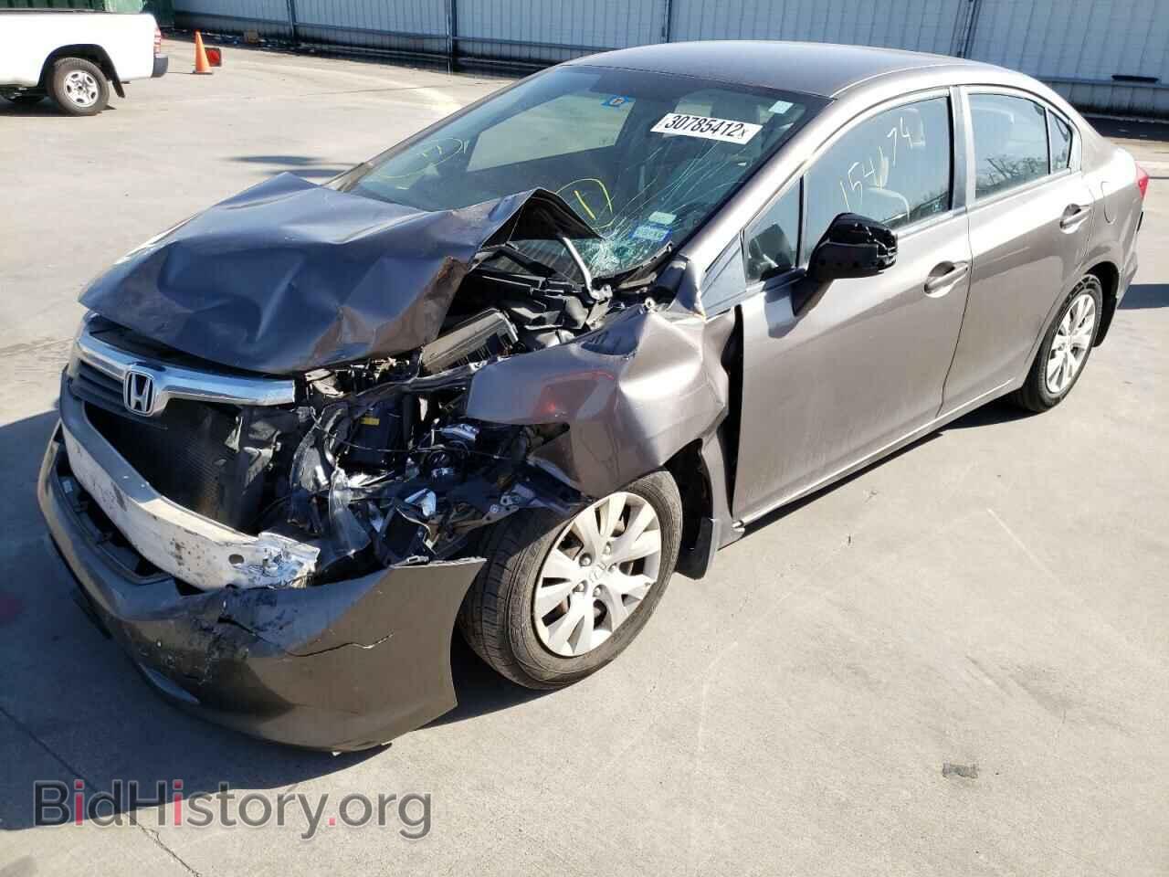 2012 HONDA CIVIC - VIN: 19XFB2F54CE028480 - Фото 2