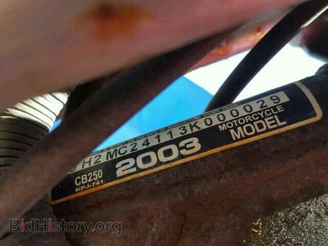 2003 HONDA CB CYCLE - VIN: JH2MC24113K000029 - Photo 10