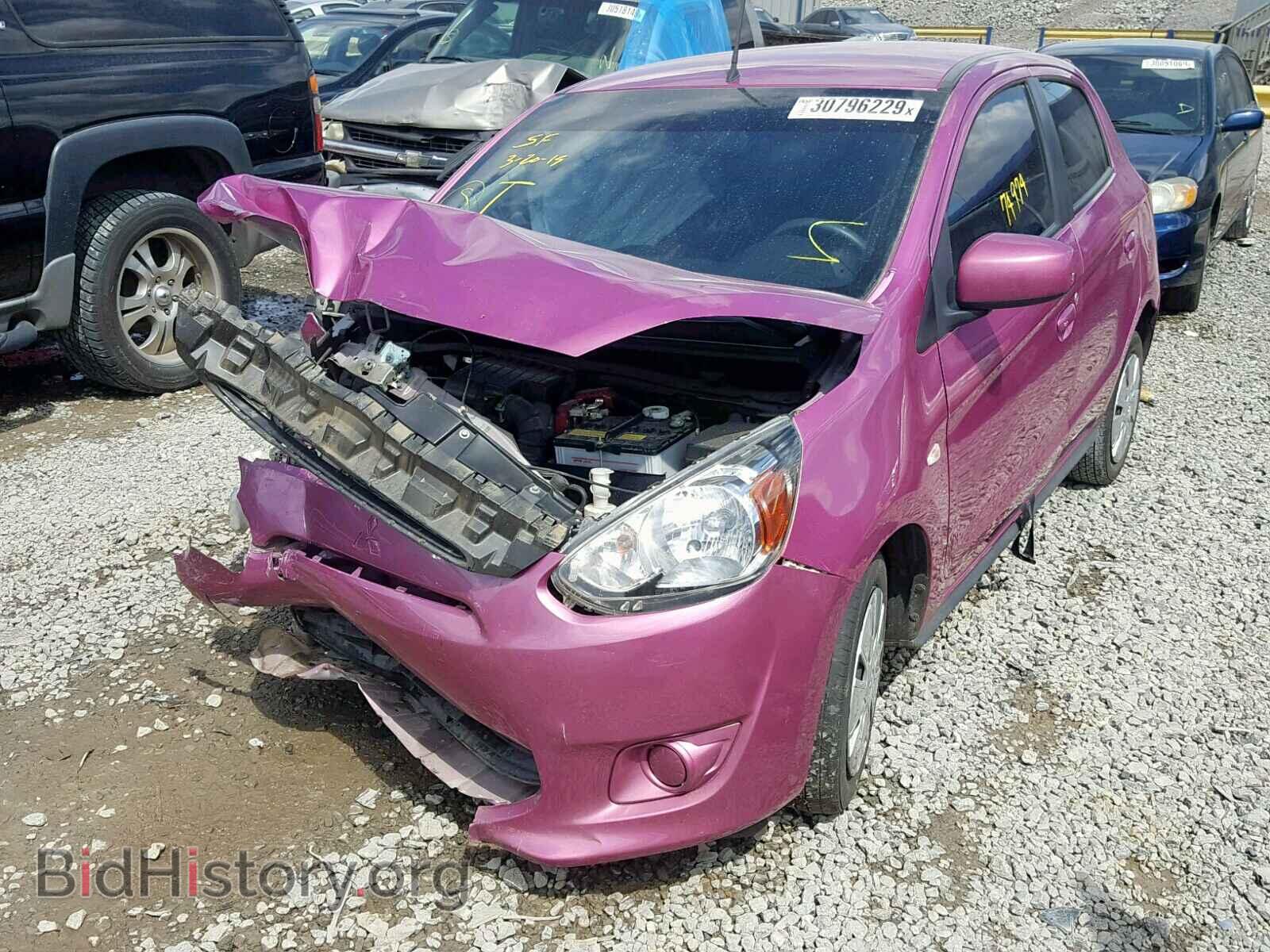 2014 MITSUBISHI MIRAGE - VIN: ML32A3HJ0EH010897 - Фото 2