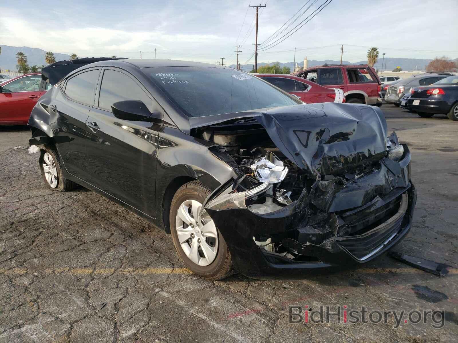 Photo 5NPDH4AE1GH767767 - HYUNDAI ELANTRA 2016