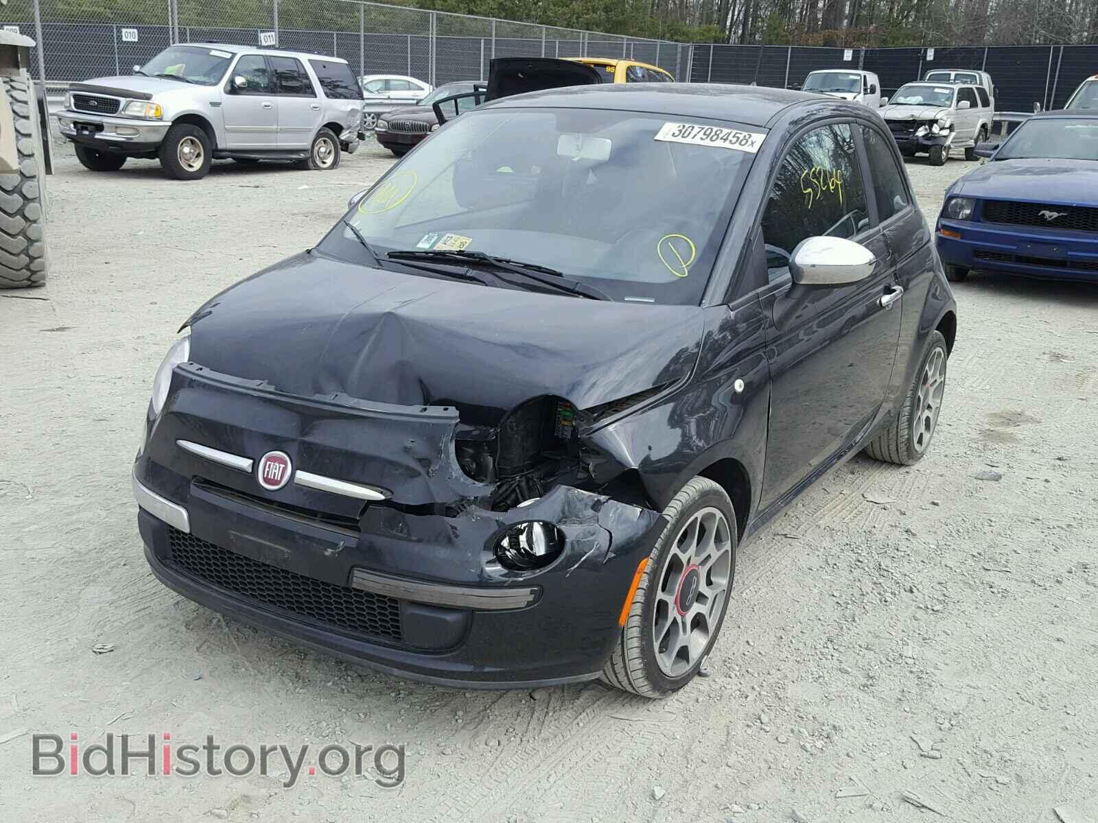 2012 FIAT 500 - VIN: 3C3CFFARXCT179574 - Фото 2