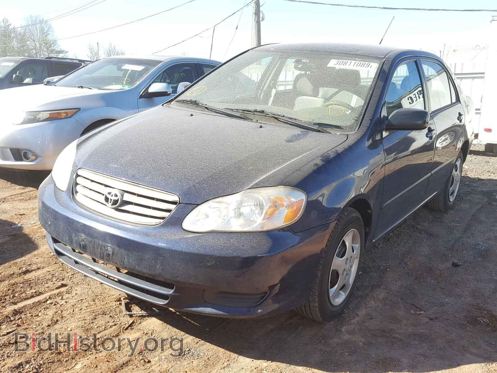 2003 TOYOTA COROLLA - VIN: 2T1BR38E73C137768 - Photo 2