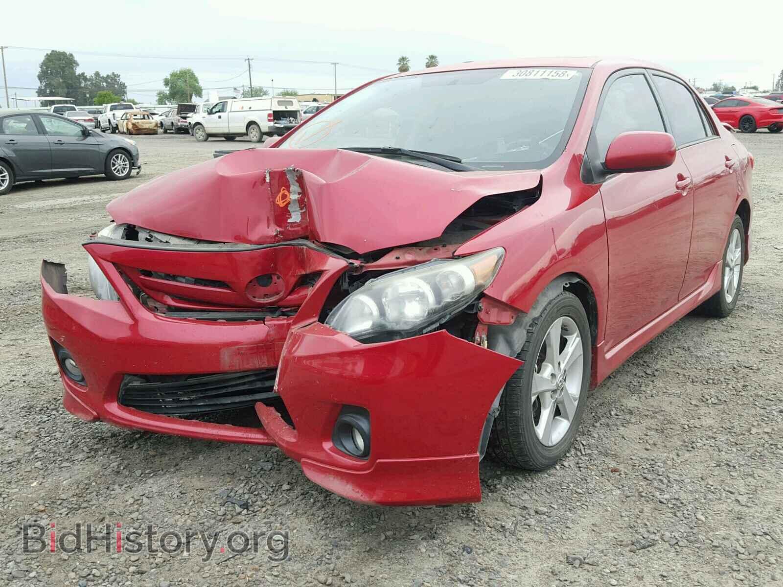 2011 TOYOTA COROLLA BA - VIN: 2T1BU4EEXBC616709 - Фото 2