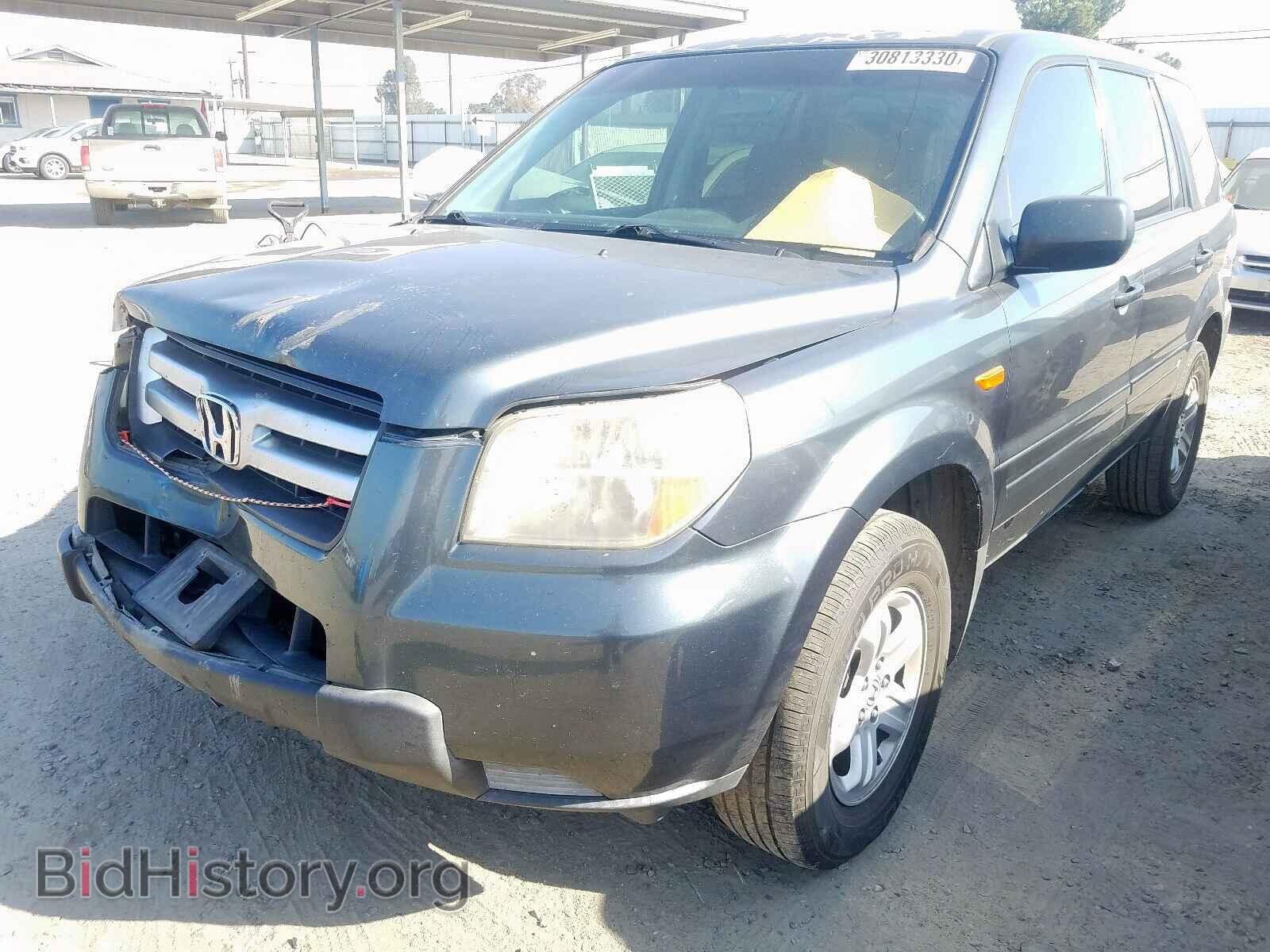 2006 HONDA PILOT - VIN: 5FNYF28186B042209 - Фото 2